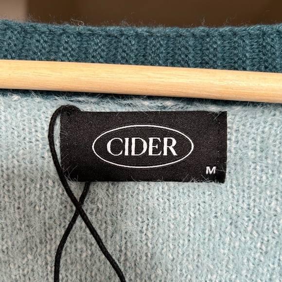 NWOT Cider Cardigan | Size Medium (M) | Blue with Pattern - Picture 2 of 3